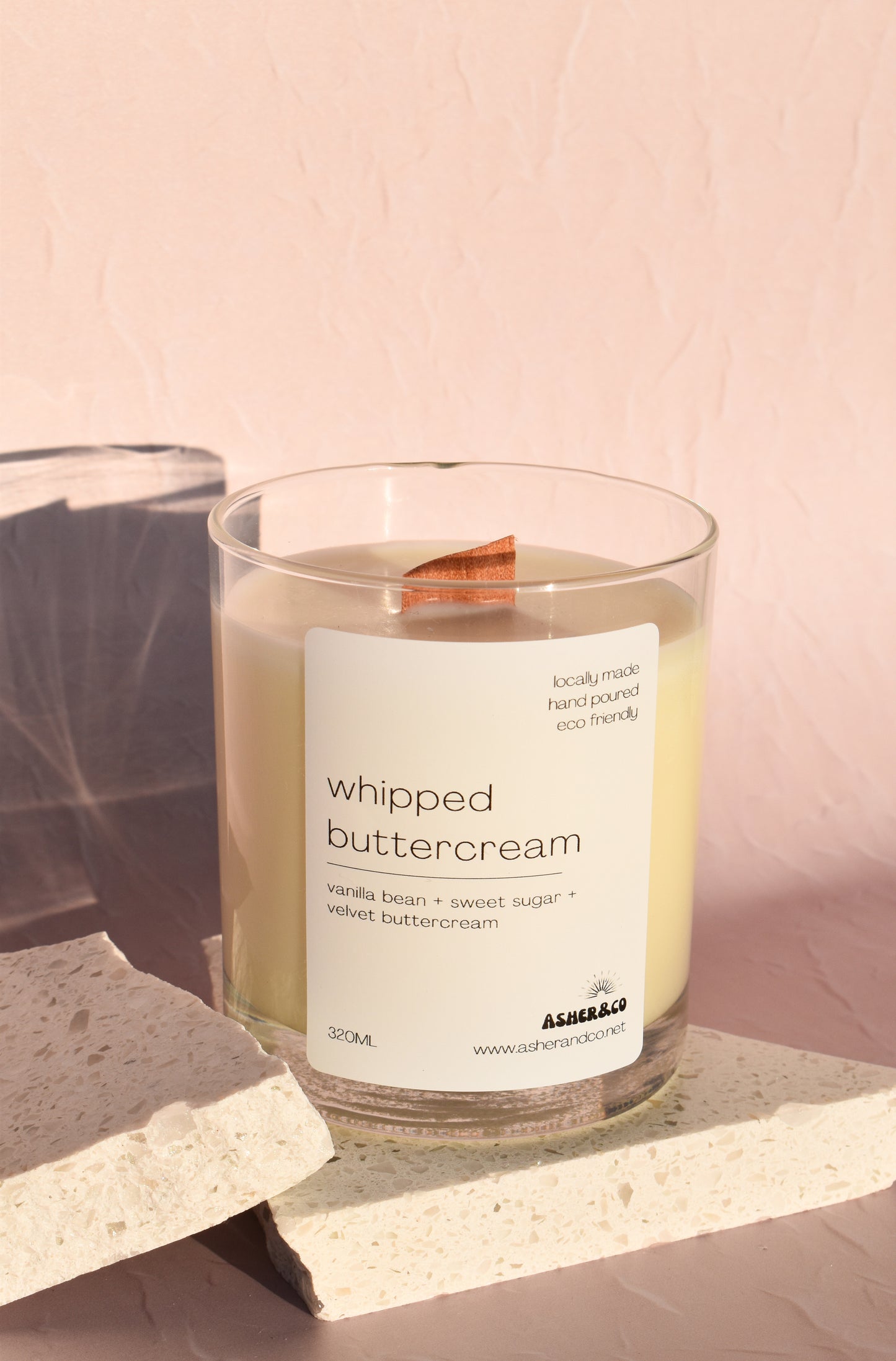 whipped buttercream coco + soy wax candle